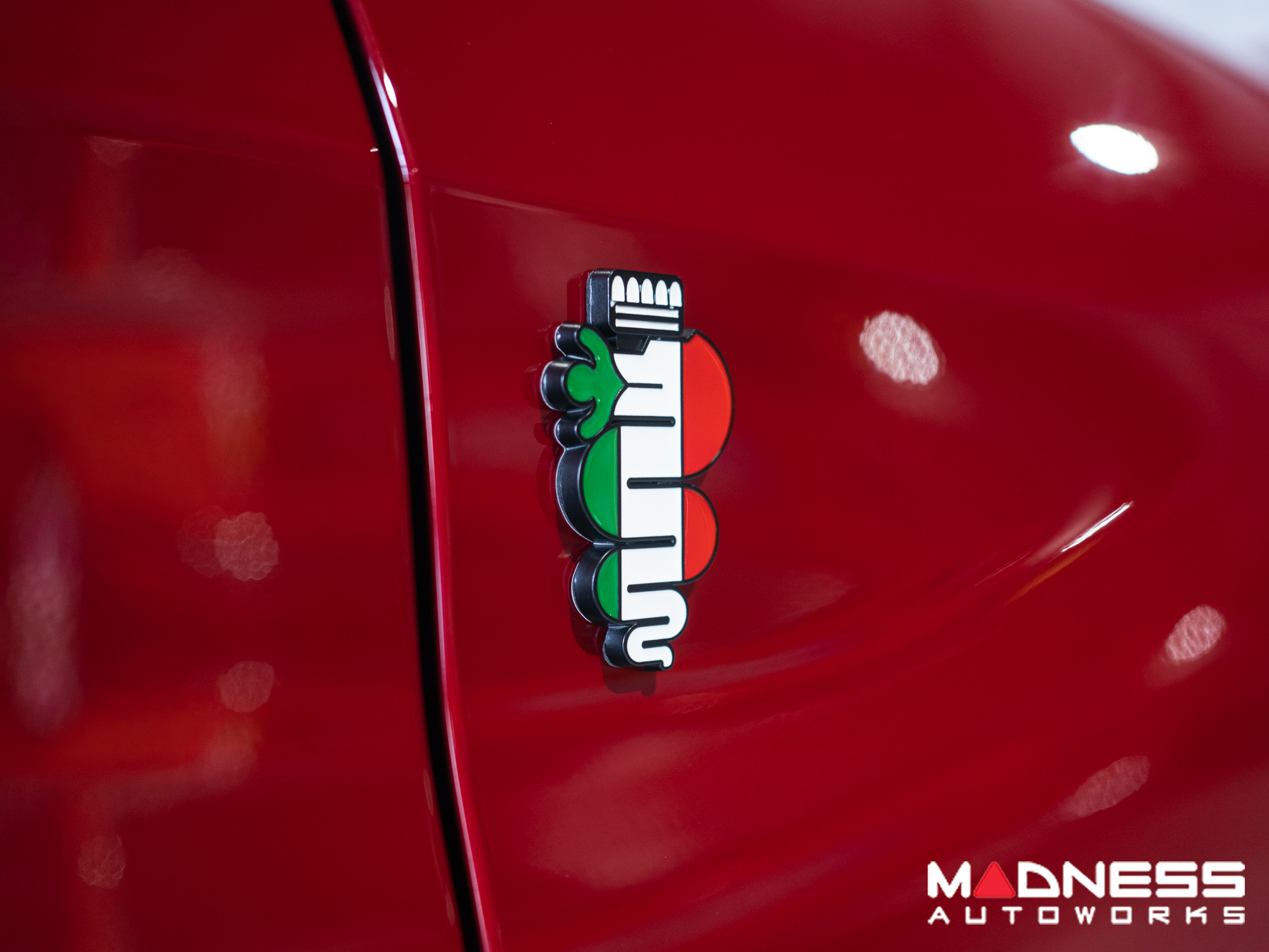 Alfa Romeo Emblem - Biscione - 3D - Set of 2 - Large - Self Adhesive Backing 